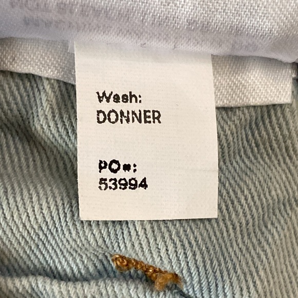 Reformation Wilder High Rise Wide Leg Jeans Womens 26 Donner Wash Blue Cotton - Picture 6 of 14